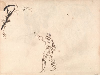 Standing Figure with Arm Upraised by George Romney